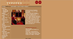 Desktop Screenshot of honlap.typotex.hu